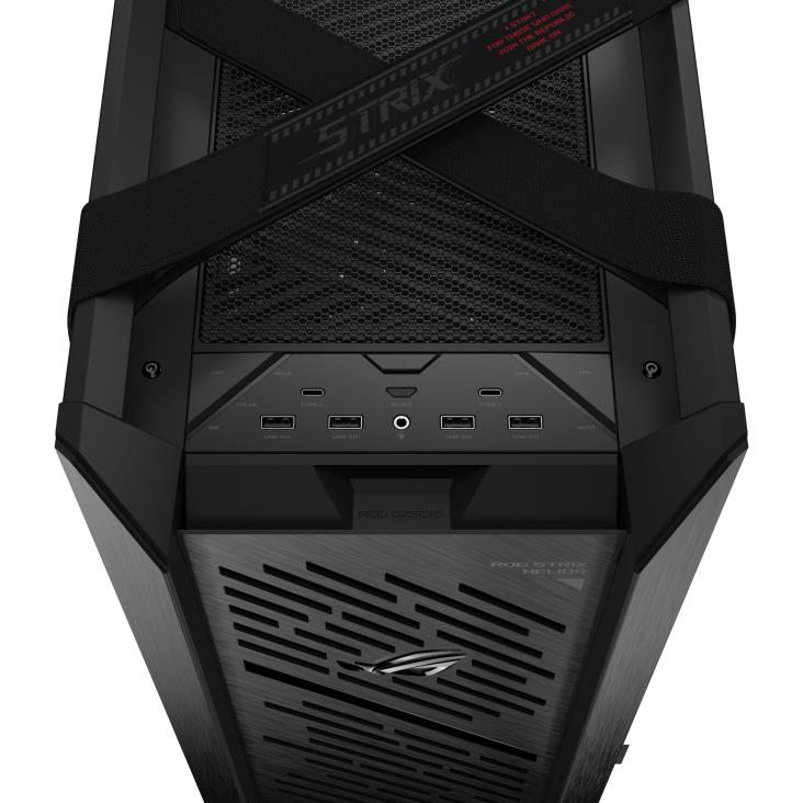 CASE MIDITOWER ATX W/O PSU/GX601 ROG STRIX HELIOS BK ASUS