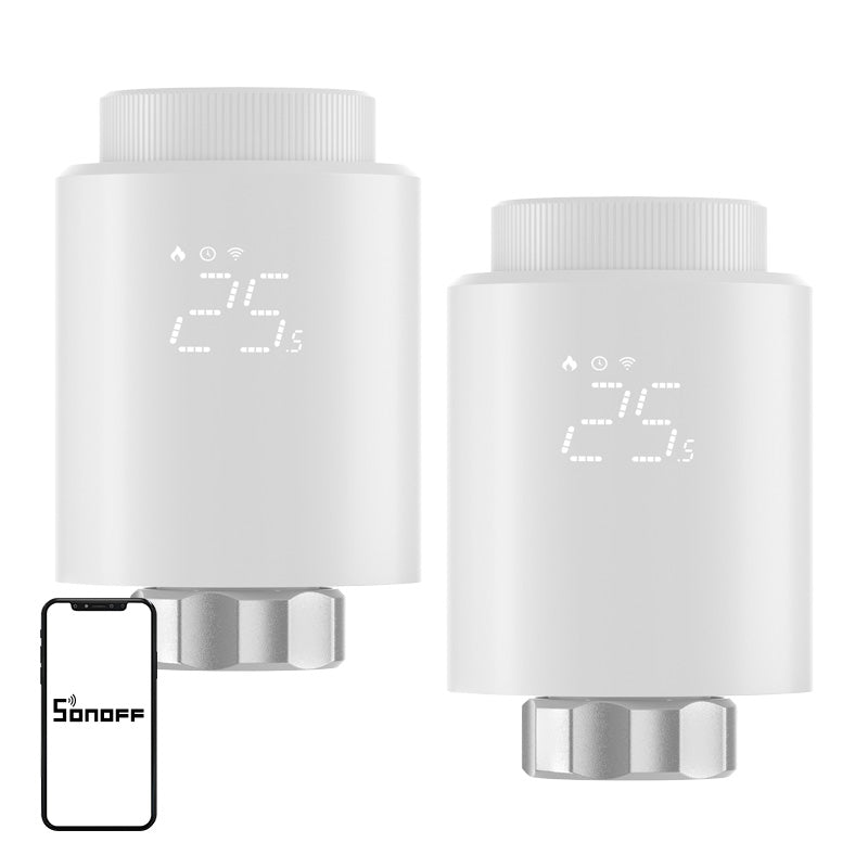 SONOFF ZigBee TRVZB Thermostatic Head, 2-Pack - Image 1