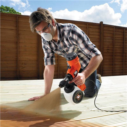 BLACK & DECKER | Paint Spray Gun, 1200 ml | HVLP200-QS