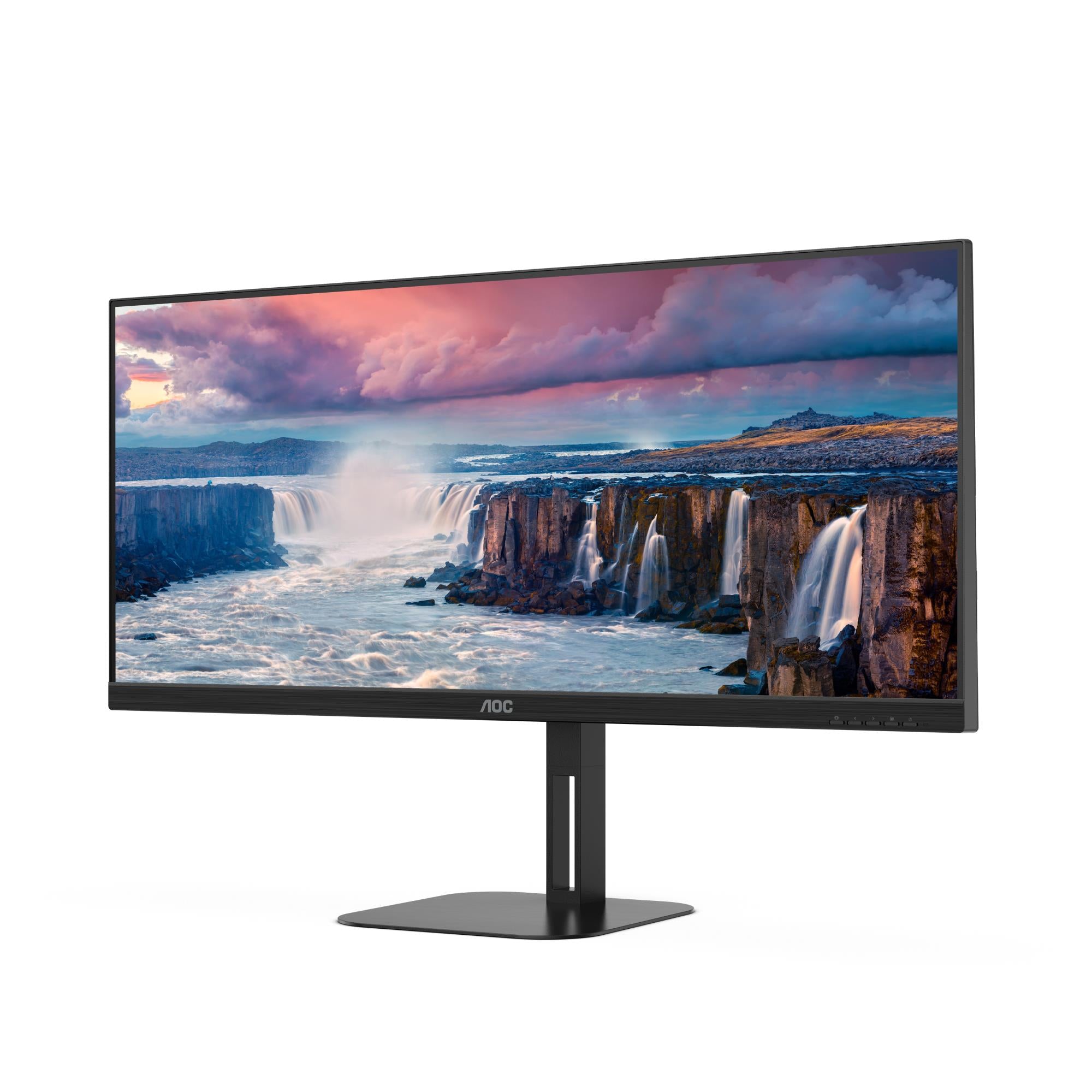 LCD Monitor AOC 34 " 3440 x 1440 pixels UltraWide Quad HD Native aspect ratio 21:9 LCD Flat U34V5C/BK