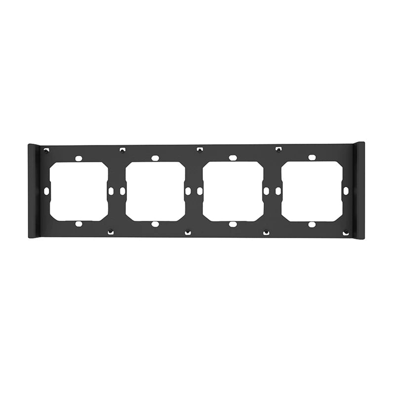Frame for switch M5 80 quadruple 4-fold SONOFF M5-4C-80-F (graphite/black) - Image 1