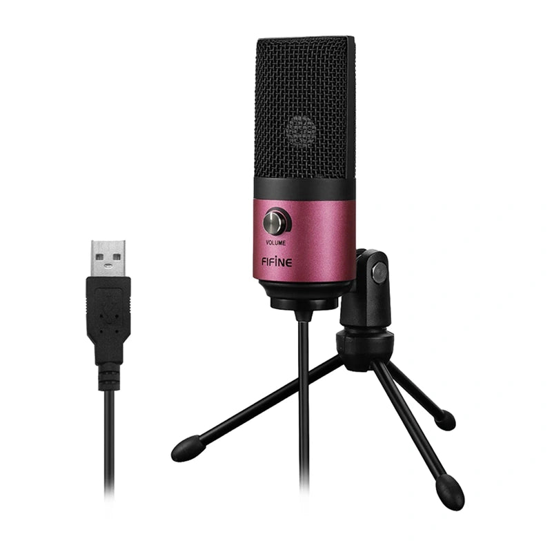 Fifine K669 Condenser Microphone (Pink) - Image 1