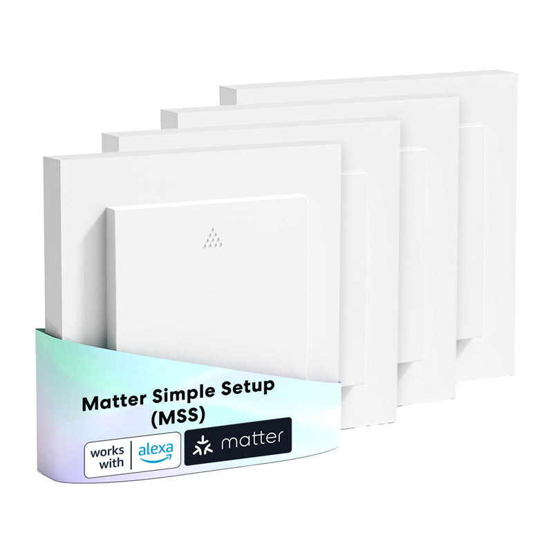 MEROSS MRS105MA-EU Smart Wi-Fi (Matter) Roller Shade Switch (4-Pack) - Image 1