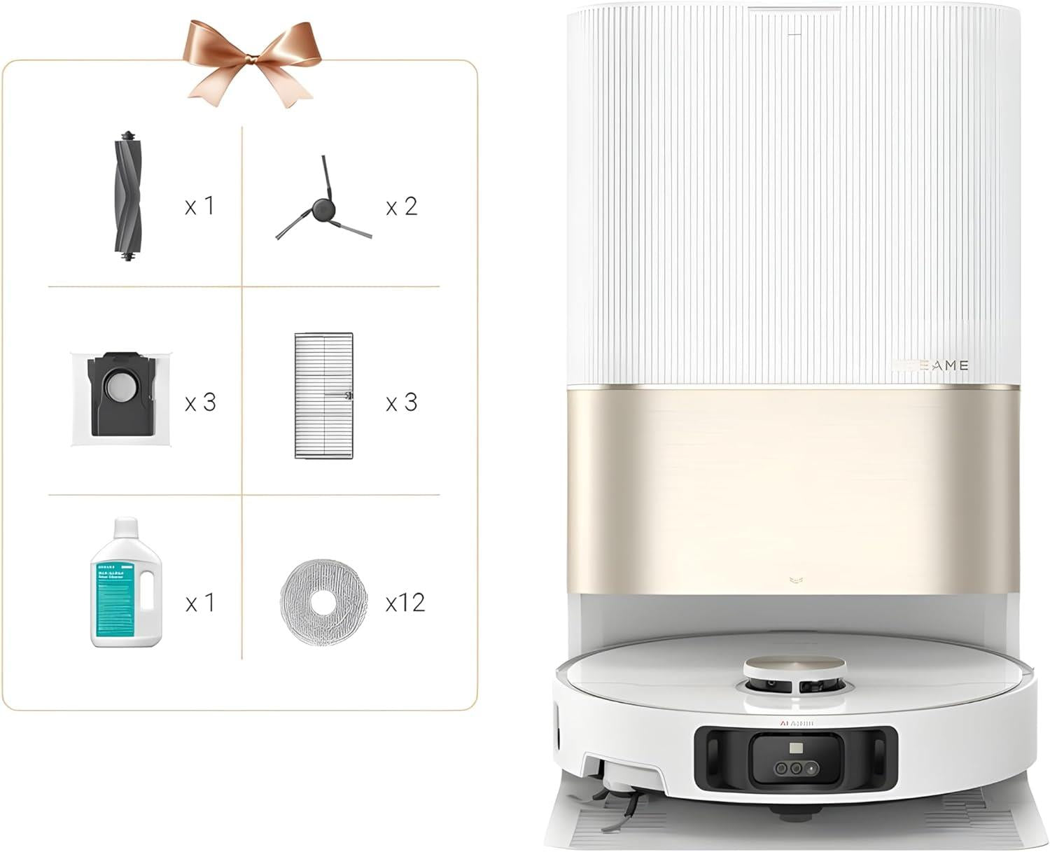 VACUUM CLEANER ROBOT X40 ULTRA/WH COMP RLX63CE-2-WH DREAME