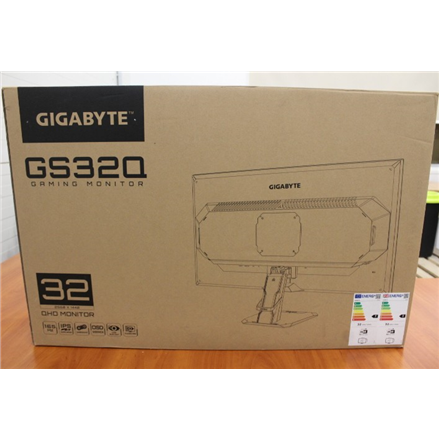 SALE OUT. Gigabyte | Gaming Monitor | GS32Q EK1 | 31.5 " | QHD | 16:9 | 165 Hz | 1 ms | 2560 x 1440 pixels | 300 cd/m² |