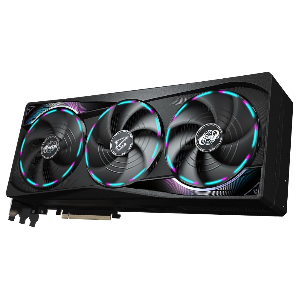 Graphics Card GIGABYTE NVIDIA GeForce RTX 5090 32 GB GDDR7 512 bit PCIE 5.0 16x GPU 2655 MHz Triple slot Fansink 1xHDMI 3xDisplayPort N5090AORUSM-32GD