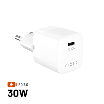 Fixed Mini USB-C GaN Charger 30W