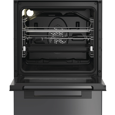 Whirlpool Cooker | W5I8LCSTA | Hob type Induction | Oven type Electric | Anthracite | Width 50 cm | Depth 60 cm | Energy