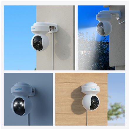 Reolink | 4K Smart WiFi Camera with Auto Tracking | E Series E560 | PTZ | 8 MP | 2.8-8mm | IP65 | H.265 | Micro SD, Max.
