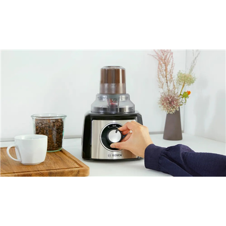 Bosch | Food Processor MultiTalent 3 Plus | MCM3PM386 | 900 W | Number of speeds 2 | Bowl capacity 2.3 L | Black/Stainle