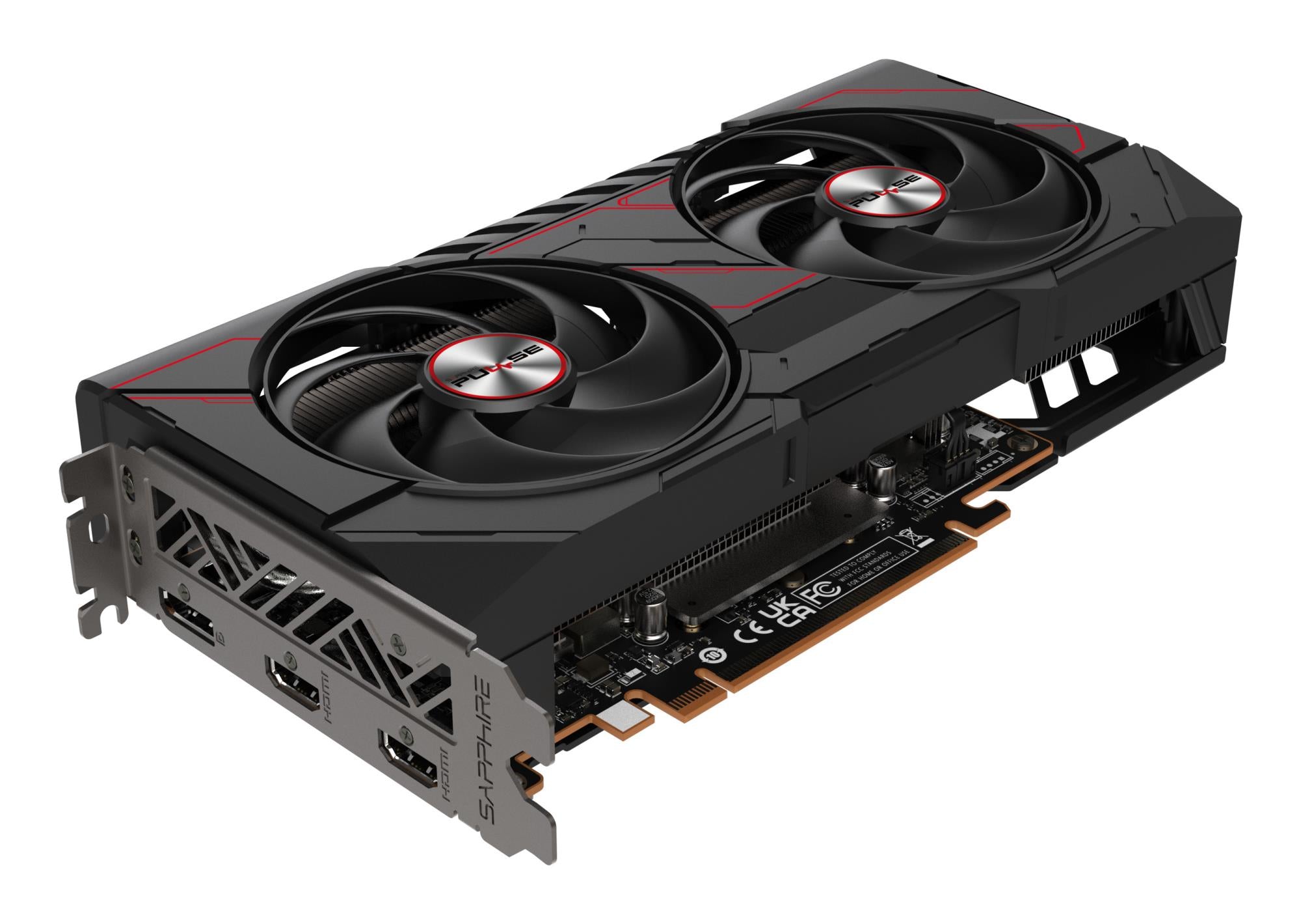 Graphics Card SAPPHIRE AMD Radeon RX 9060 XT 16 GB GDDR6 128 bit PCIE 5.0 16x GPU 2700 MHz Dual Slot Fansink 2xHDMI 1xDisplayPort 11350-03-20G