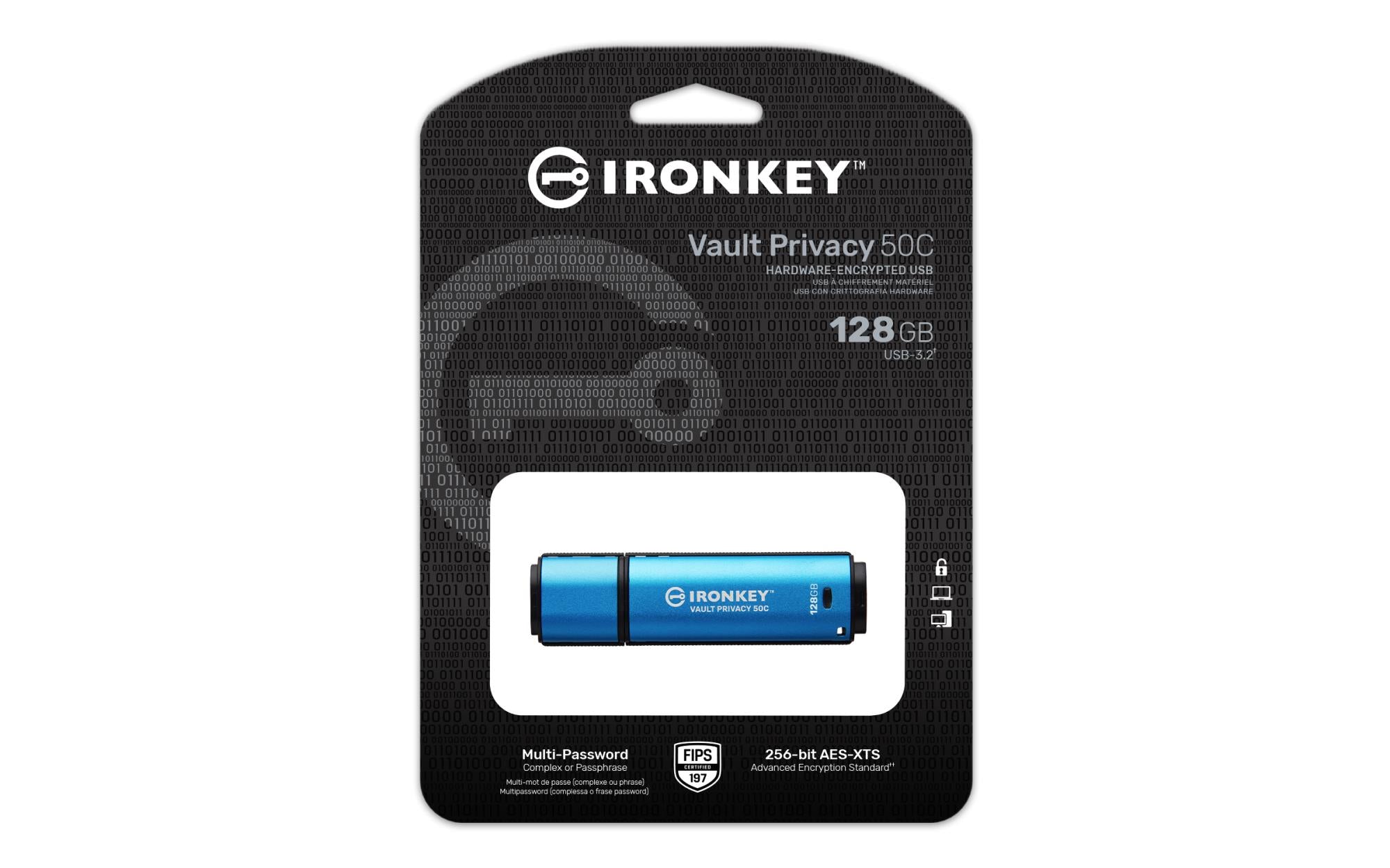 MEMORY DRIVE FLASH USB-C 128GB/IKVP50C/128GB KINGSTON