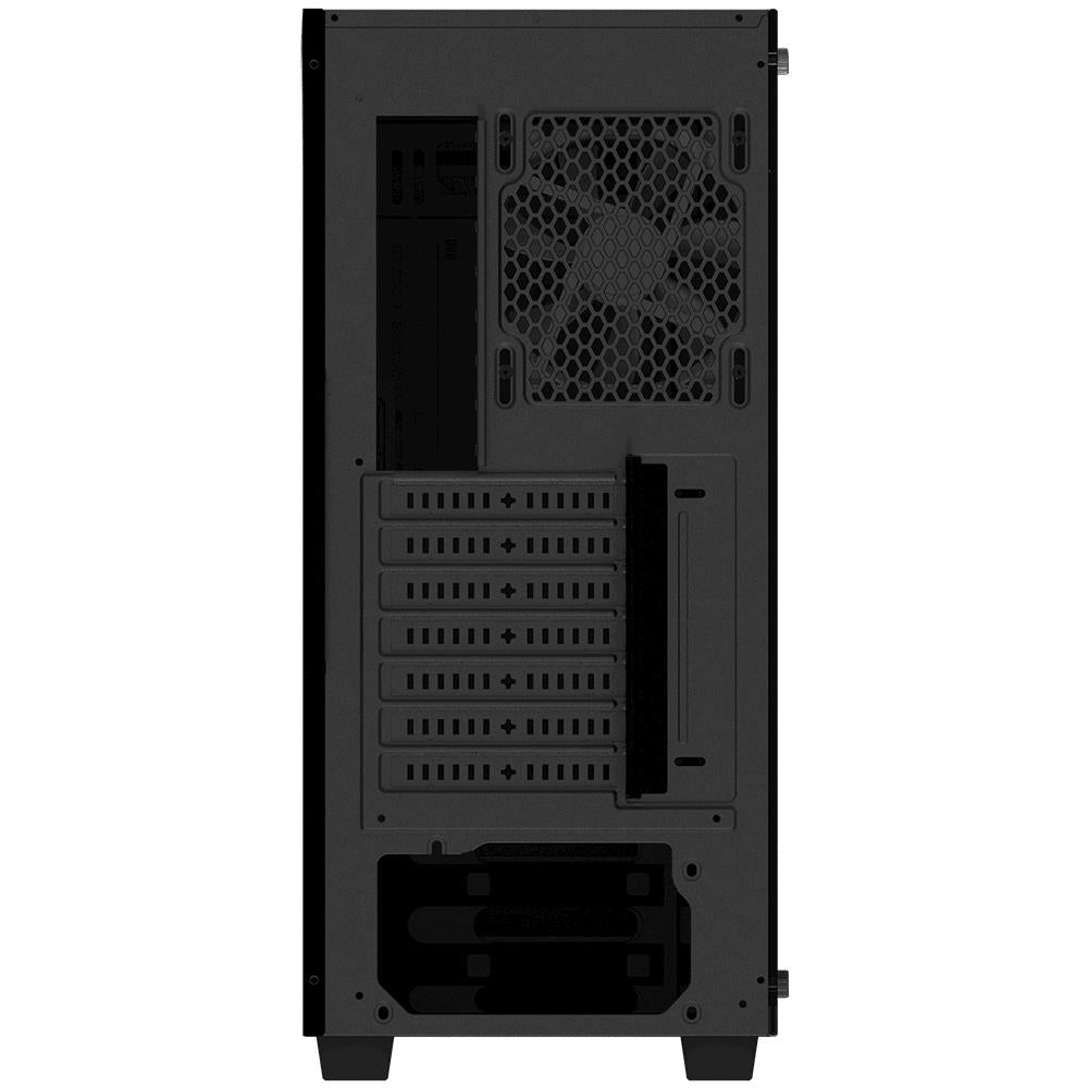 Case GIGABYTE C200 GLASS MidiTower Not included ATX MicroATX MiniITX Colour Black GB-C200G