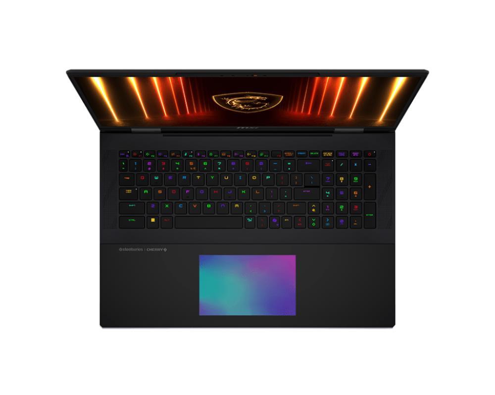 Notebook MSI Titan 18 HX AI A2XWJG CPU Core Ultra U9-285HX 2800 MHz 18" 3840x2400 RAM 64GB DDR5 6400 MHz SSD 6TB NVIDIA GeForce RTX 5090 24GB ENG Card Reader SD Express Windows 11 Pro Black 3.6 kg TITAN18HXAIA2XWJG-492NL