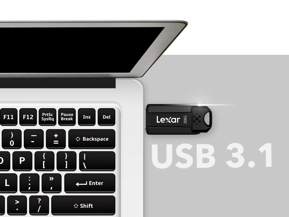 MEMORY DRIVE FLASH USB3 256GB/S80 LJDS080256G-BNBNG LEXAR