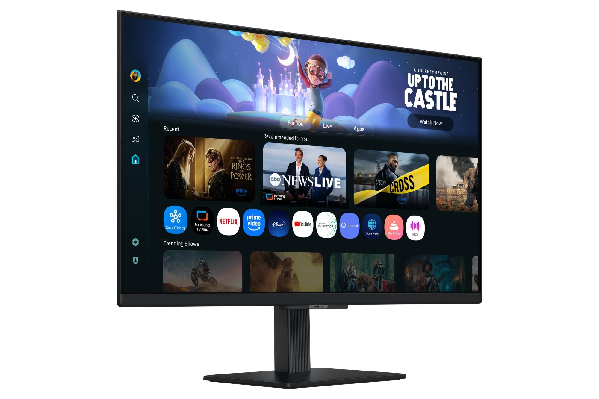 LCD Monitor SAMSUNG 27 " 1920 x 1080 pixels Full HD Native aspect ratio 16:9 LCD Flat LS27FM500EUXEN