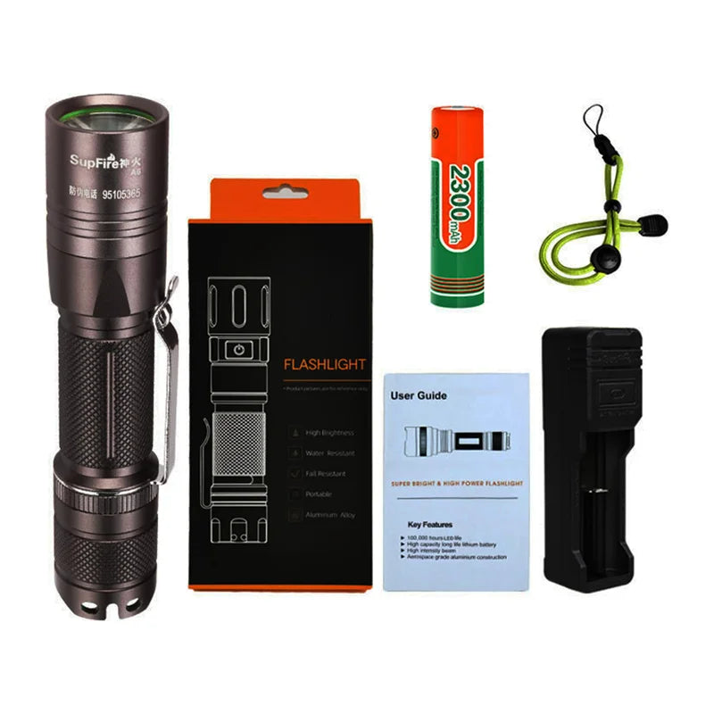 SUPERFIRE A6 Flashlight - Image 3