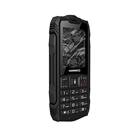 Hammer | Rock | Black | 2.4 " | TFT | 32 MB | 32 MB | Dual SIM | Bluetooth | 3.0 | Main camera resolution 0.3 MP | 1800 