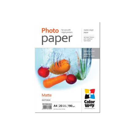 Matte Photo Paper | 190 g/m² | A4
