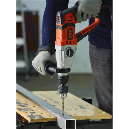 BLACK & DECKER Hammer drill, SDS-plus | BEHS02K-QS | 800 W
