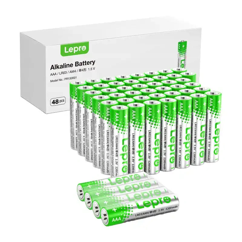 LEPRO 130001-48 AAA R3 Alkaline Batteries, 48-Pack - Image 1