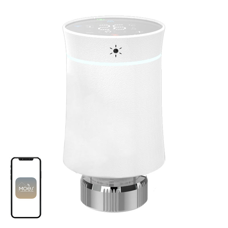 MOES TRV BY100 ZigBee Touch Thermostatic Head - Image 1