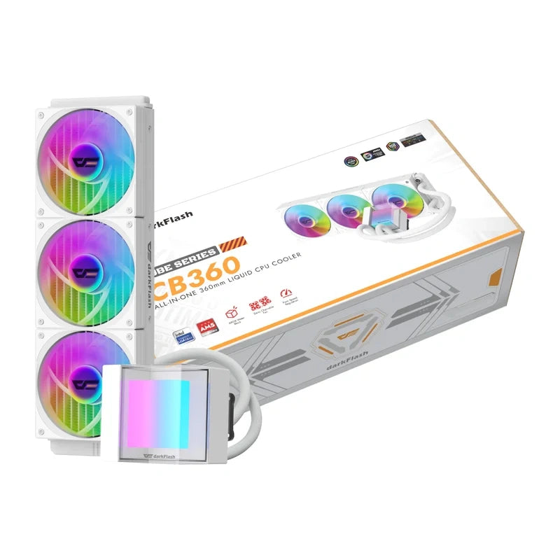 Darkflash CB360 CPU Cooler (White) - Image 1