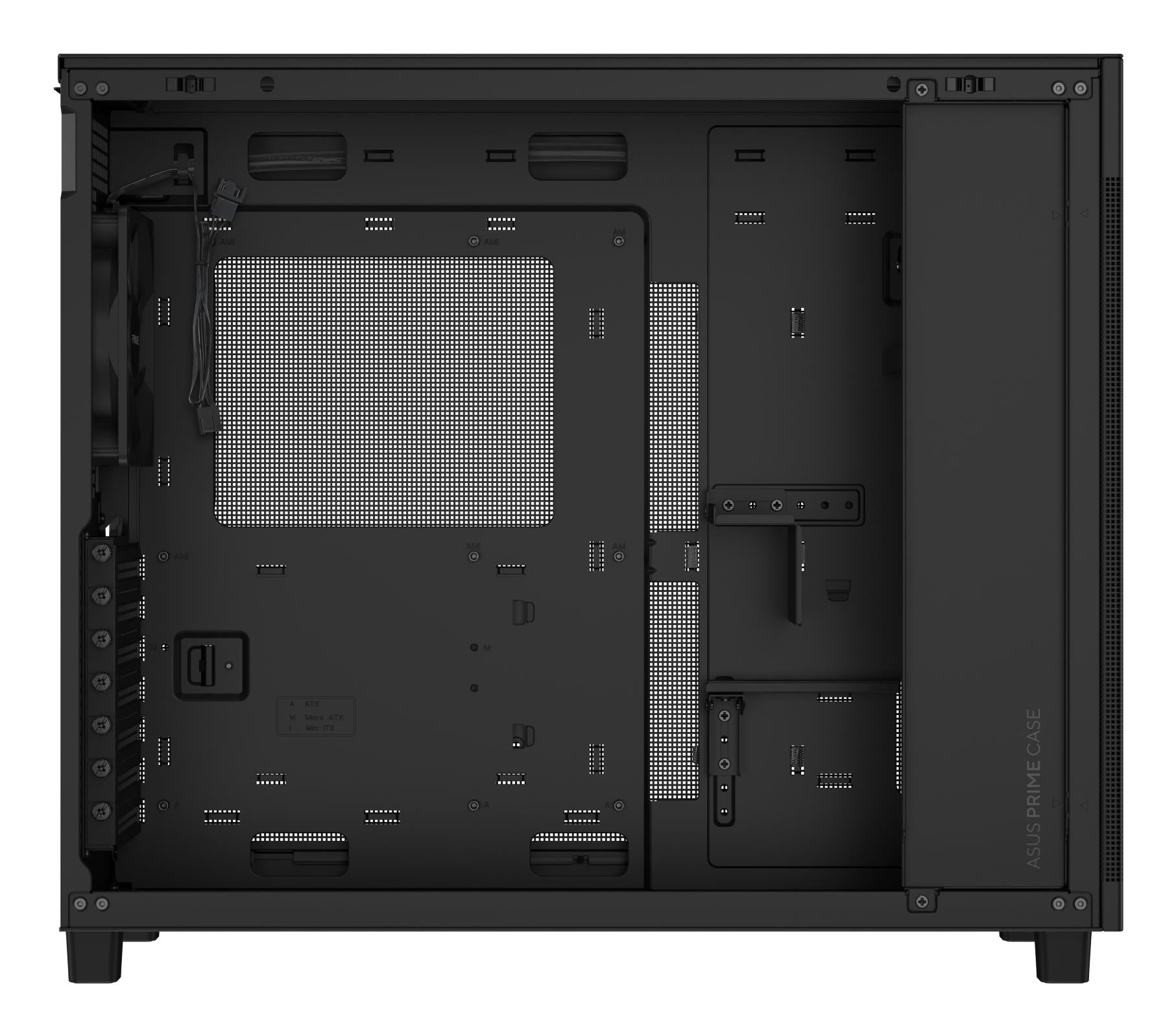 Case ASUS ATX/micro ATX/Mini-ITX Black Midi Tower PC PRIME AP303 MESH BLACK 90DC00V0-B30000