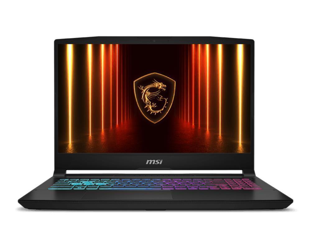 Notebook MSI Katana 15 HX B14WFK CPU Core i7 i7-14650HX 2200 MHz 15.6" 1920x1080 RAM 16GB DDR5 5600 MHz SSD 512GB NVIDIA GeForce RTX 5060 8GB ENG Windows 11 Home Black 2.4 kg KATANA15HXB14WFK-073NL