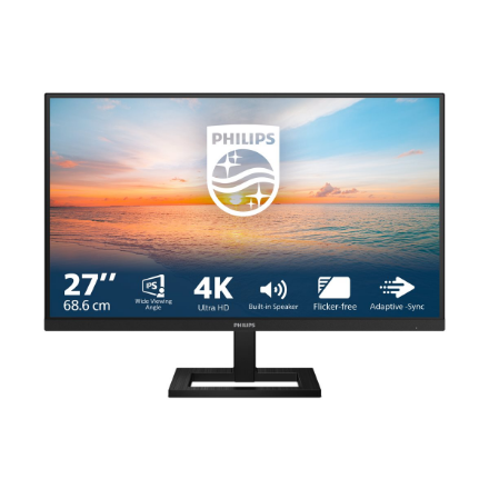 Philips | 27E1N1800AE/00 | 27 " | IPS | 16:9 | 60 Hz | 4 ms | 3840 x 2160 pixels | HDMI ports quantity 2 | Black