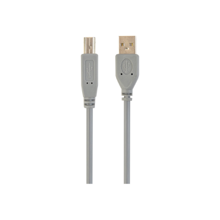 Cablexpert CCP-USB2-AMBM-6G USB 2.0 A-plug B-plug 6ft cable, grey color | Cablexpert | CCP-USB2-AMBM-6G | USB 2.0 A-plug