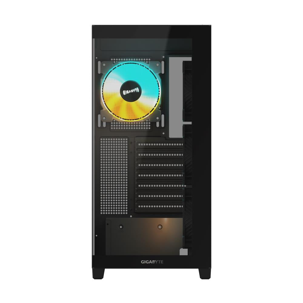Case GIGABYTE GB-C500P ST MidiTower Case product features Transparent panel ATX MicroATX MiniITX Colour Black GB-C500PST