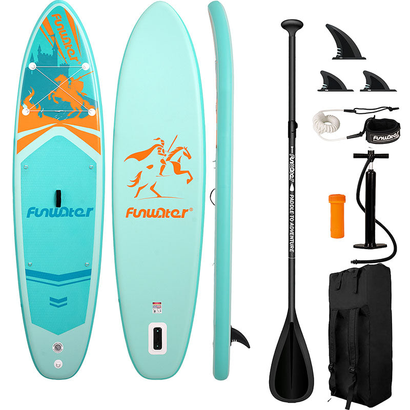 FunWater SUP paddleboard SUPFW70A 3,5m (turquoise) - Image 1