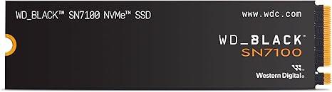 SSD WESTERN DIGITAL Black SN7100 4TB M.2 NVMe Write speed 6700 MBytes/sec Read speed 7000 MBytes/sec TBW 2400 TB WDS400T4X0E-00CJA0