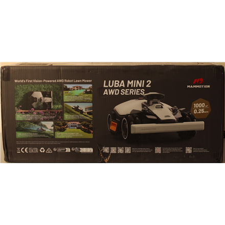 SALE OUT. | Mammotion Mower Luba Mini 2 AWD 1000 | DAMAGED PACKAGING, ITEM AND PARTS ARE DIRTY, SCRATCHED