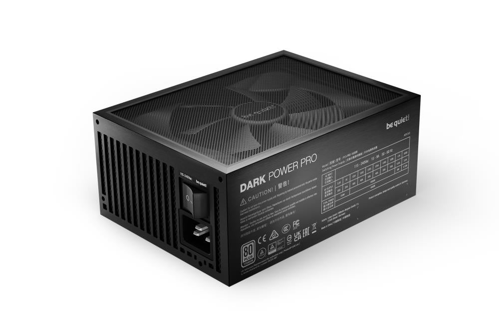 Power Supply BE QUIET 1600 Watts Peak Power 1700 Watts Efficiency 80 PLUS TITANIUM PFC Active MTBF 100000 hours BN332
