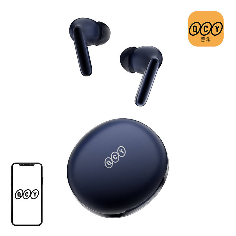 Earphones TWS QCY T13 ANC2, ANC (blue) - Image 1